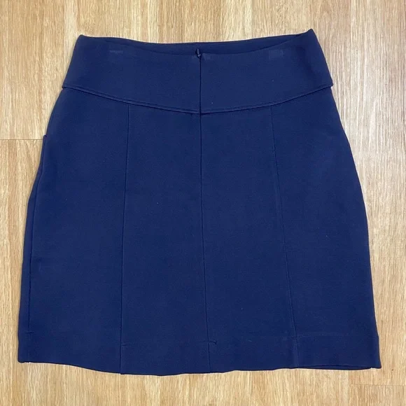 Maeve Navy Pencil Skirt - Picture 2 of 6